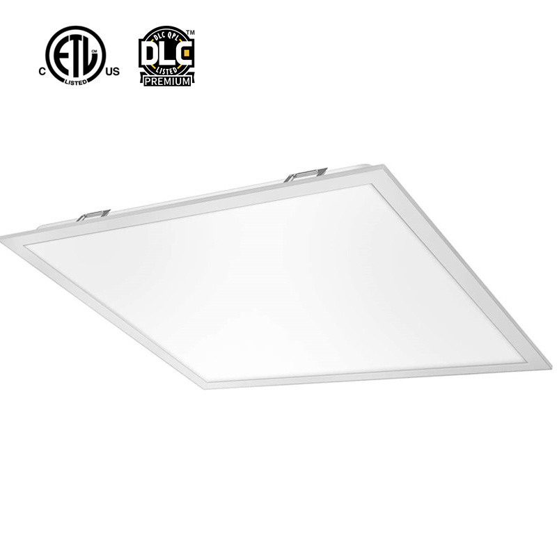 DLC ETL 2x2 2x4 1x4 led panel light 3CCT dimmable ceiling surface mounted led panel light