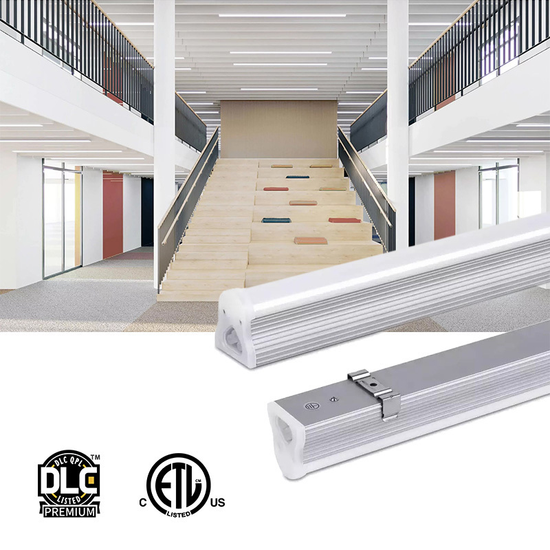 LED Shop Light 4FT 24W 6500K Cool White Clear Cover High Output Linkable 1200mm LED Strip Lights T8 LED Tube Lights fixture