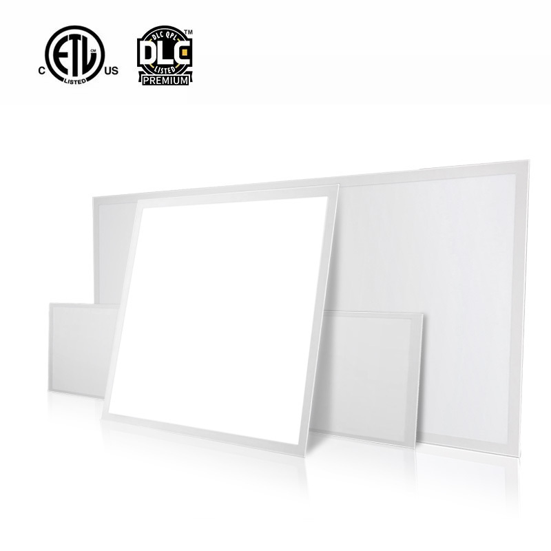 ETL DLC 3CCT 1x4 2x2 2x4 recessed Square LED Backlit Panel lighting fixture 2 x 4 led panel lights