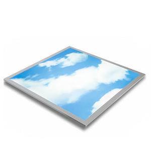 CE ETL FCC Clouds Blue Sky Flexible Fluorescent Light Cover Films Skylight drop Ceiling for School Classroom Office non flicker