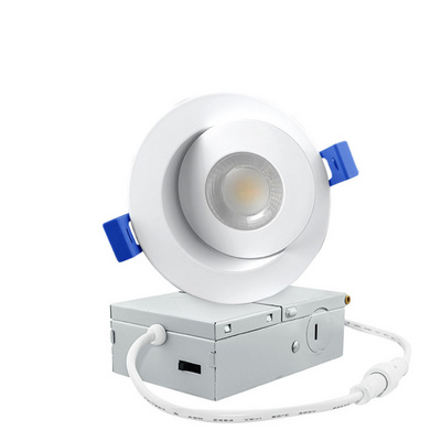 Gimbal LED Recessed Lighting 4 Inch 9W 750LM Eyeball Soffit Lights residential commercial decoration LED Wafer Lights ETL listed