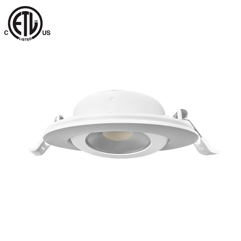 4 /6 Inch Recessed Lighting Gimbal LED Downlight Adjustable 9W 12W Circuitry Design Lighting Modern residential COB led light