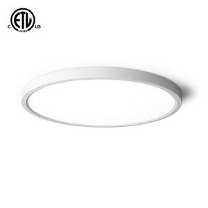 Ready to ship 9 Inch Flush Mount LED Ceiling Light 20W 1700LM Modern Flat Ultra Thin Surface Mount Ceiling Light for Bedroom