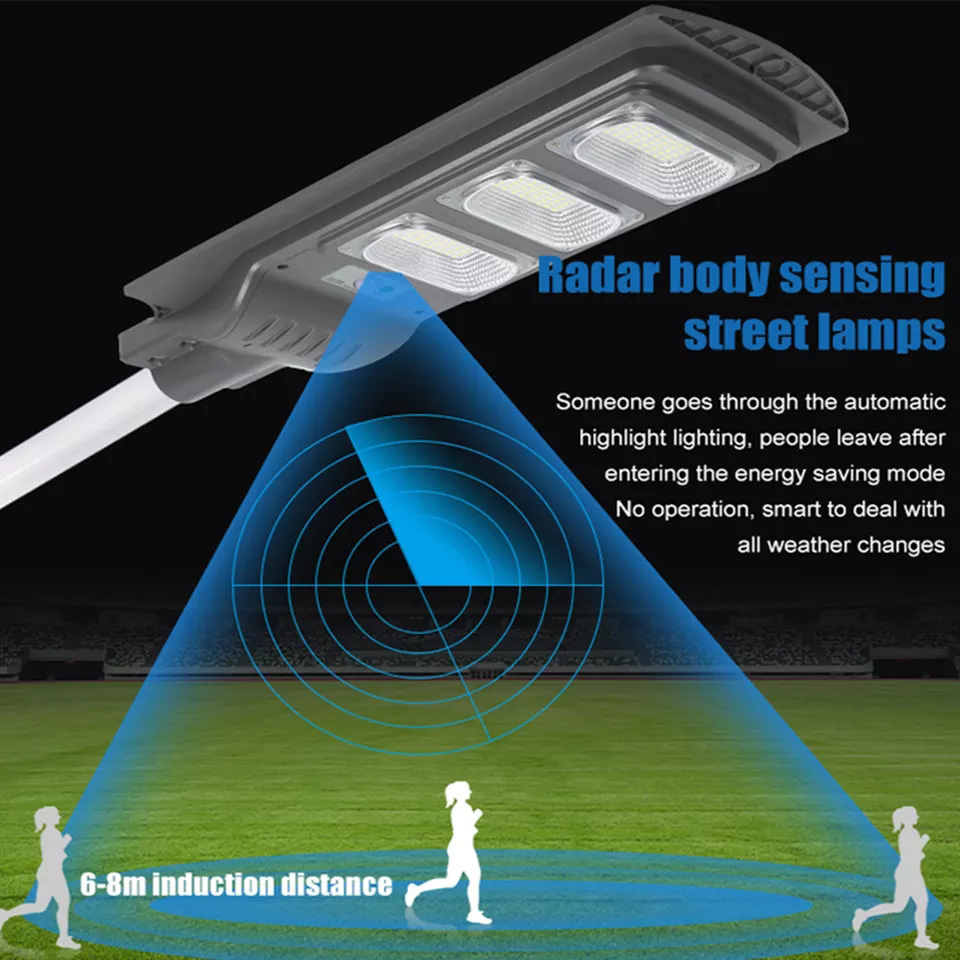 120W LED Solar Security Flood Lights Outdoor Solar Powered Dusk to Dawn Motion Lights for Yard/ Garage/ Garden/ Playground