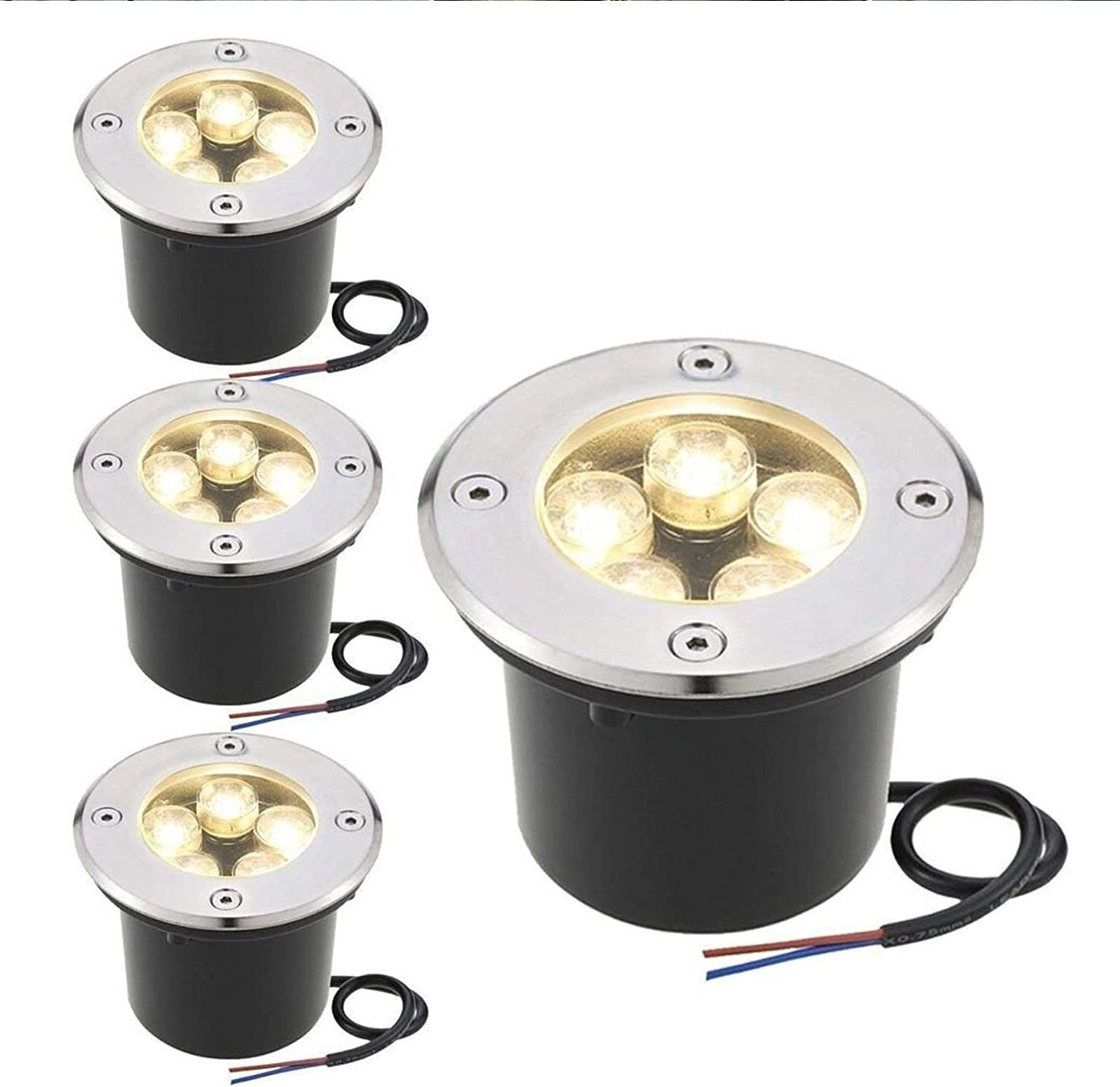 IP67 waterproof Ground Spot Garden Lights Outdoor Stair One Side Lighting 2W 3w 4w exterior Floor Underground Lights