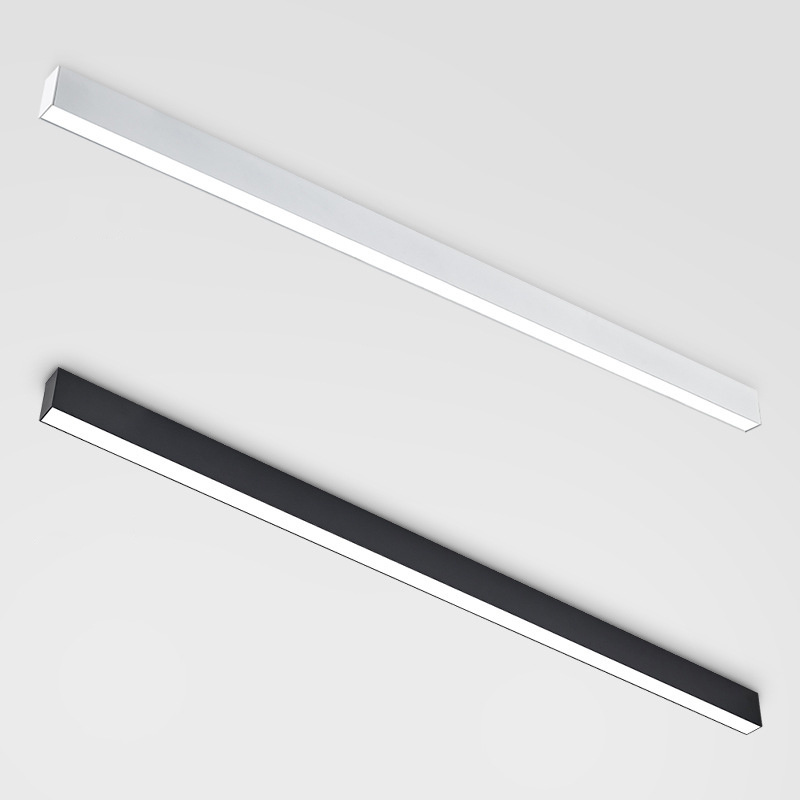 High Quality 4FT LED Suspended Linear Fixture 24W 40W 85-265V Black /White Office Led Linear Light