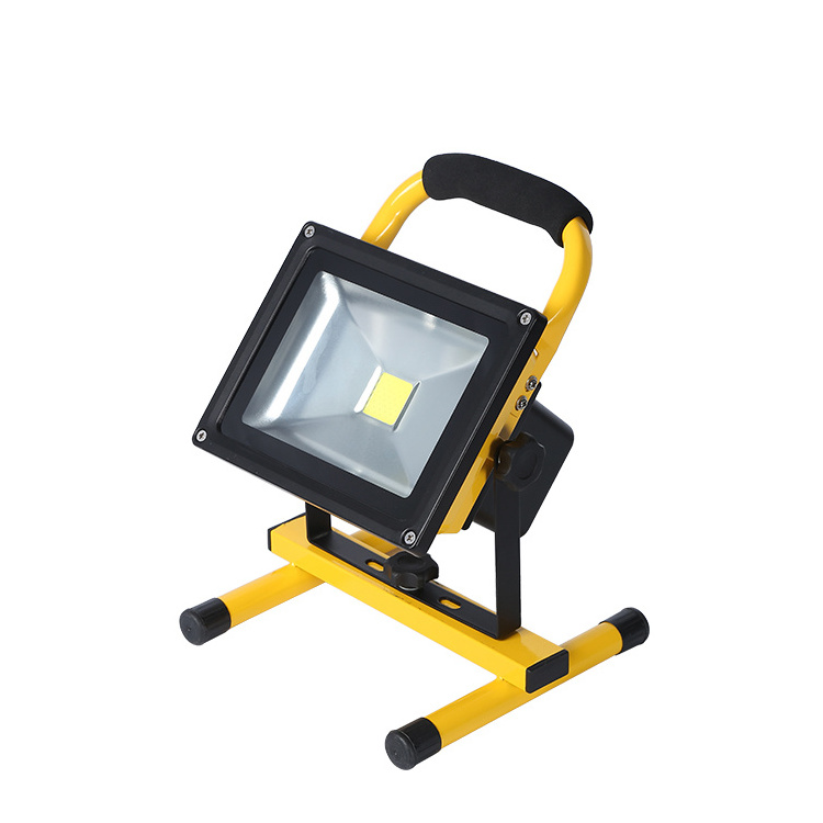 LED Rechargeable Work Light 10w 20W Portable Outdoor Flood Light Waterproof Camping Security Lights IP65