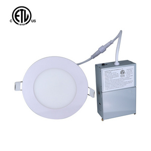 Canada USA Market ETL FCC Certified CRI80 4'' 9W IC Rated driver LED Panel 6''