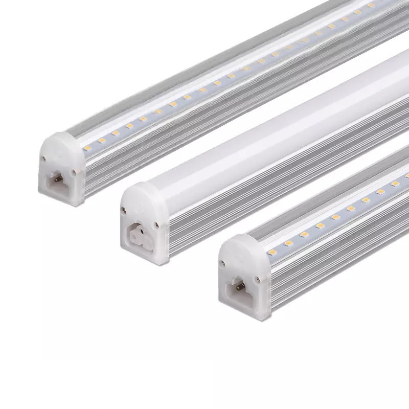 ETL CE LED Shop Light 1ft 2ft 3ft 4ft 5ft 6ft 7ft T5 LED Light Fixture Clear Cover Ceiling and Utility Linkable Tube Lights