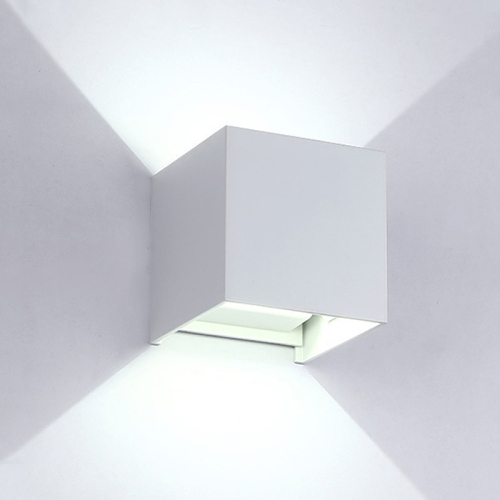 6W 10W Modern Square Led Wall Light IP65 Indoor Outdoor Up Down Lighting Fixture Bedroom /Hotel /Building Lighting