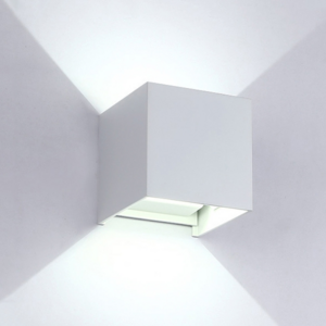 6W 10W Modern Square Led Wall Light IP65 Indoor Outdoor Up Down Lighting Fixture Bedroom /Hotel /Building Lighting