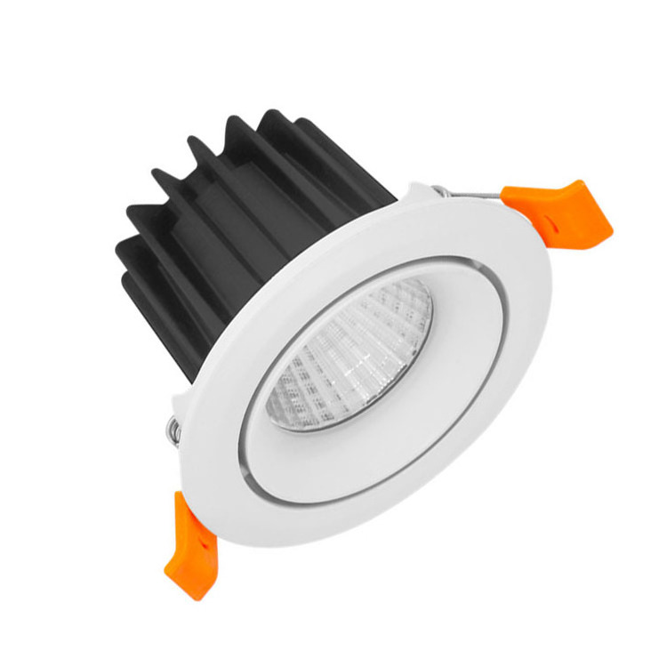 Bathroom Ceiling 10W 15W Black Spot Down Light Adjustable Anti Glare COB Waterproof Recessed IP65 LED Downlight