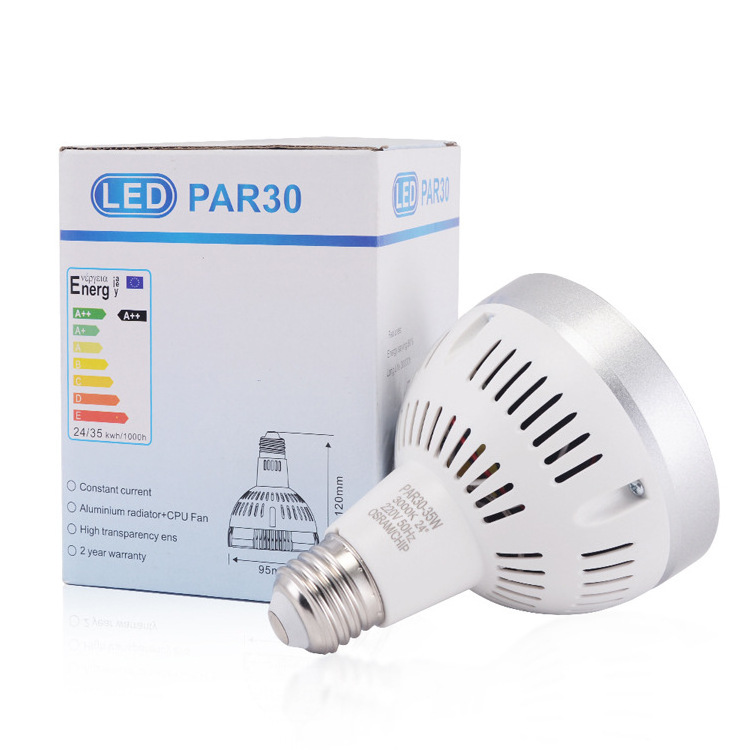 Quick Shipping PAR30 20w 25w 35W 40w Led bulb 6000K Cool White