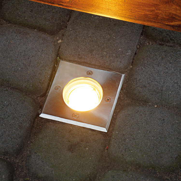 China factory Outdoor recessed ground floor lamp IP68 Waterproof  inground  GU10 Led Underground Light