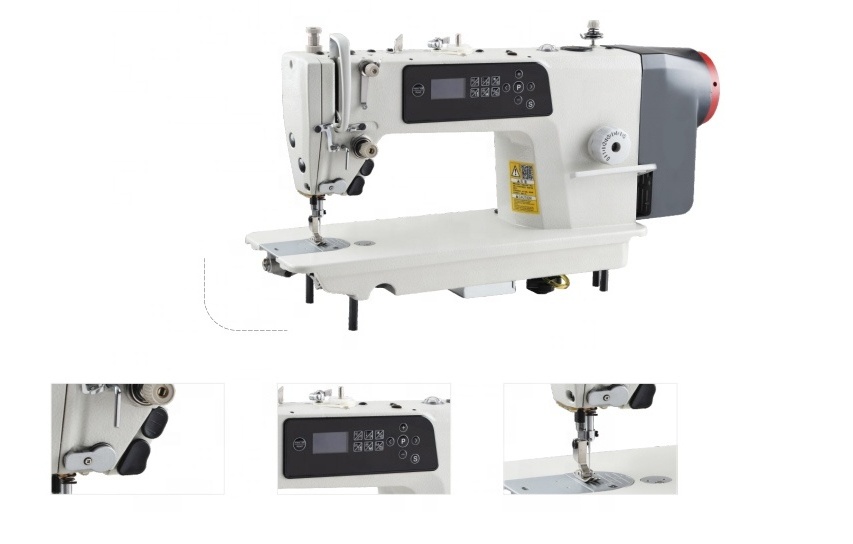 QK-525-D1 Garment Machinery High Speed Single Direct Drive Computer flatbed lockstitch Industrial Sewing Machines