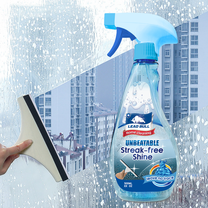 LEAD BULL 500ml multifunctional window  glass cleaner spray best quality quick drying without watermark