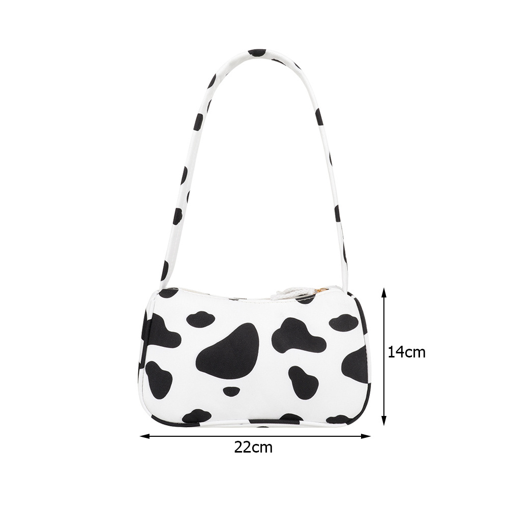 Wholesale  Animal Pattern Print Canvas Women Shoulder Bags Vintage Designer Ladies Purse Casual Fashion Square Handbags For Lady