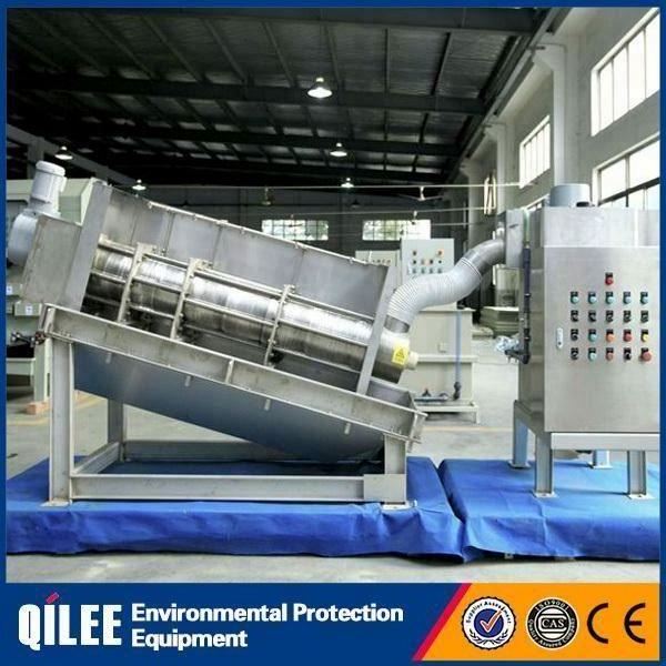 24 Hours Automatically Clog Free Sludge Dewatering Screw Press