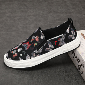 OEM/ODM Manufacturer Price Design Personality Printed Classic men Canvas Casual Shoes