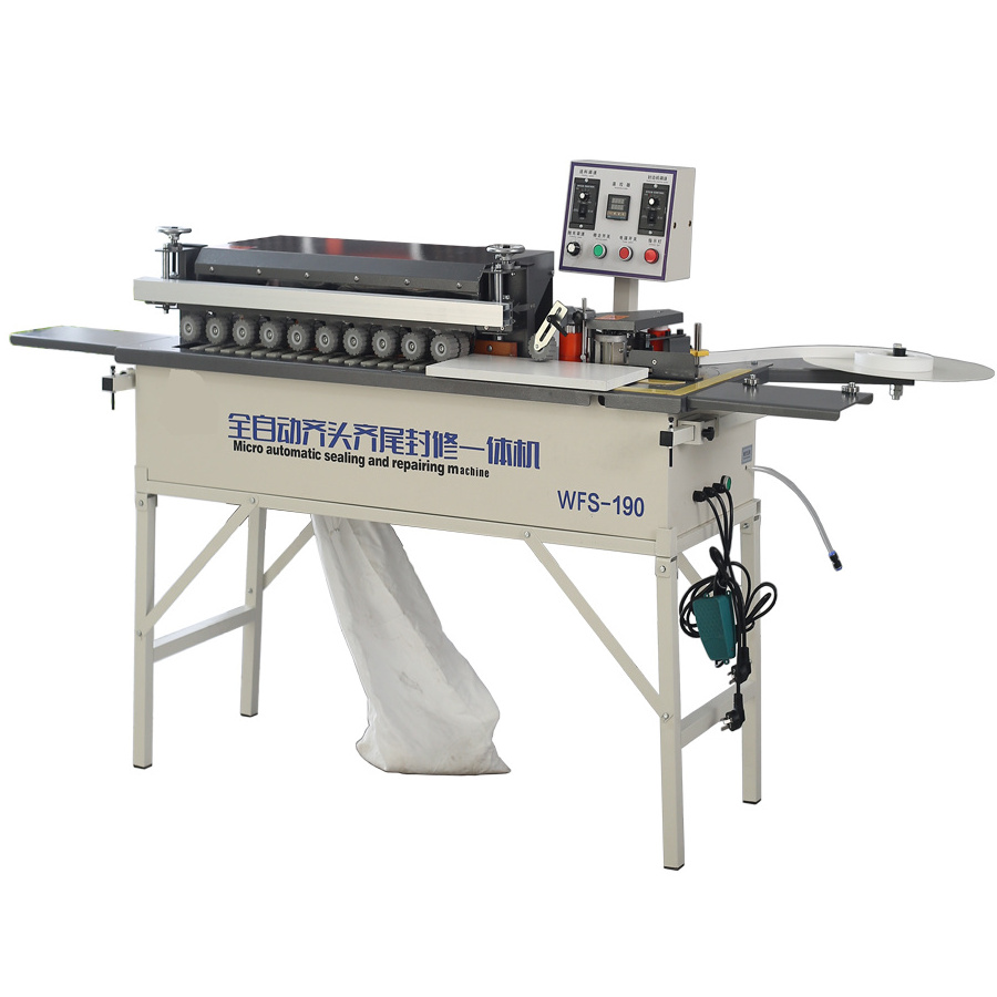 Micro Automatic Edge Banding Machine Edge bander glue with trimming Woodworking Machine