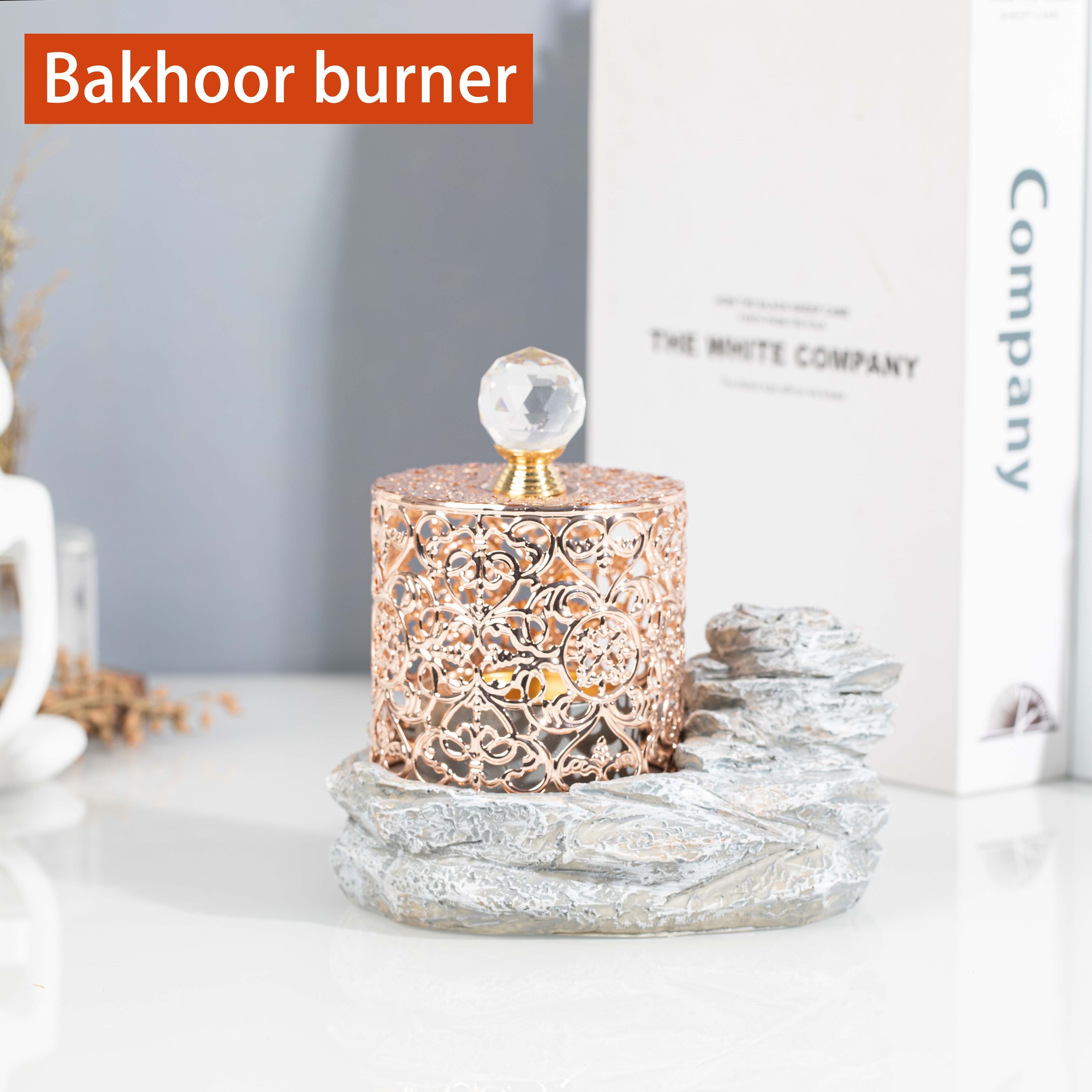 Beautiful rockery shaped incense burner Incense therapy traditional Arab bakhoor charcoal burner