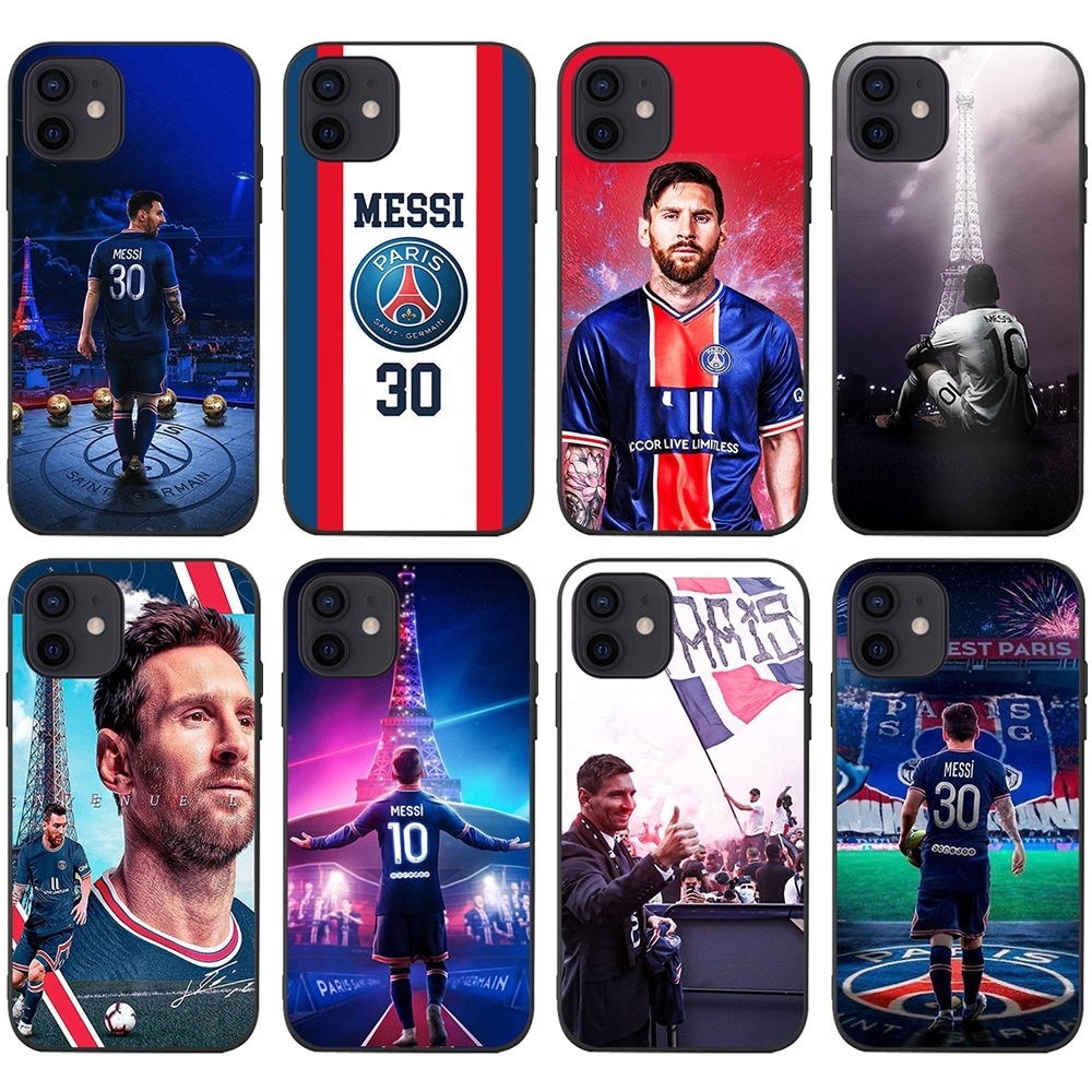 Sports star 3D phone case, basketball and football star avatar protection phone case, TPU sports event painting phone case