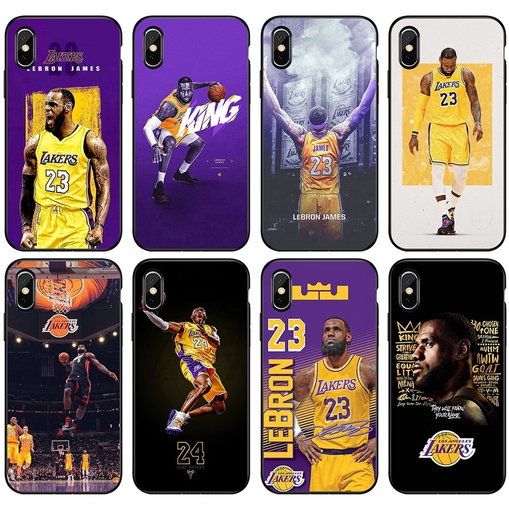 Sports star 3D phone case, basketball and football star avatar protection phone case, TPU sports event painting phone case