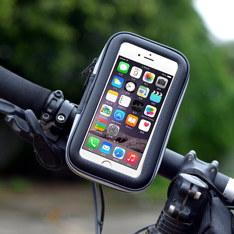 Outdoor rainproof bicycle cycling mobile phone bag, touch screen rainproof bag, motorcycle navigation mobile phone holder