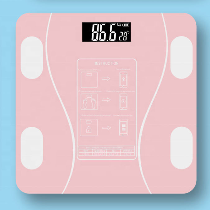 Ce Rohs Blue Tooth Electronic Digital Weight Scale Smart Body Fat Composition Analyzer Scale