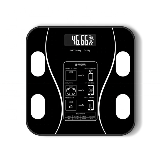 Ce Rohs Blue Tooth Electronic Digital Weight Scale Smart Body Fat Composition Analyzer Scale