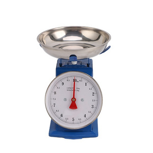 Metal 10kg 50g 5kg 20g Dial Spring Weighing Scale Mechanical Kitchen Scale