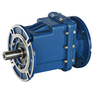 RC series helical gear box 1 1 reduction gearbox gearmotor transmission gearbox with ac gear motor flange mounted gear reducer