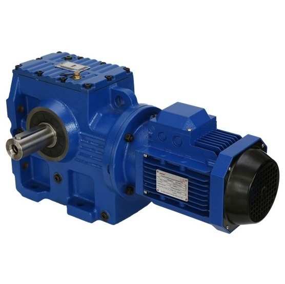 S series helical-worm gear motor power transmission vertical to horizontal gear reducer manual gearbox and parts