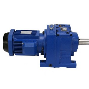 R series coaxial 120 ratio 5 hp electric reduction helical gear motor speed reducer gearbox