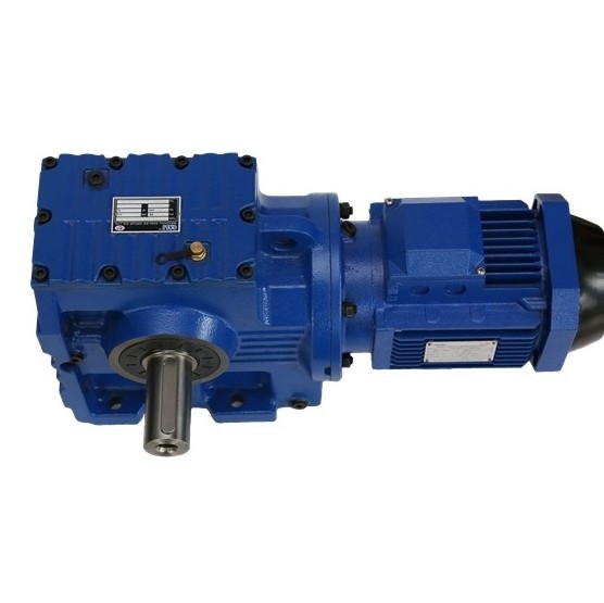 S series helical-worm gear motor power transmission vertical to horizontal gear reducer manual gearbox and parts