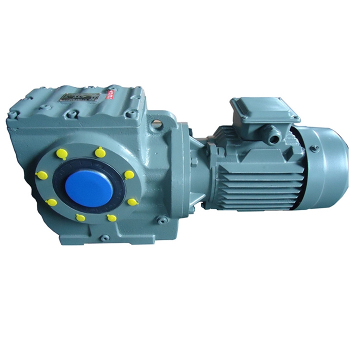 S series solid shaft helical worm gearbox tractor pto multiplier gearbox 11kw gearbox marine transmission gear box