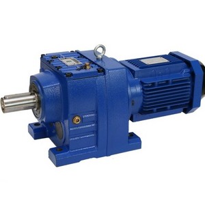 Hot sale R series helical gear box gear speed reducer with 3 shafts gearbox for agricultural machinery motoreductor