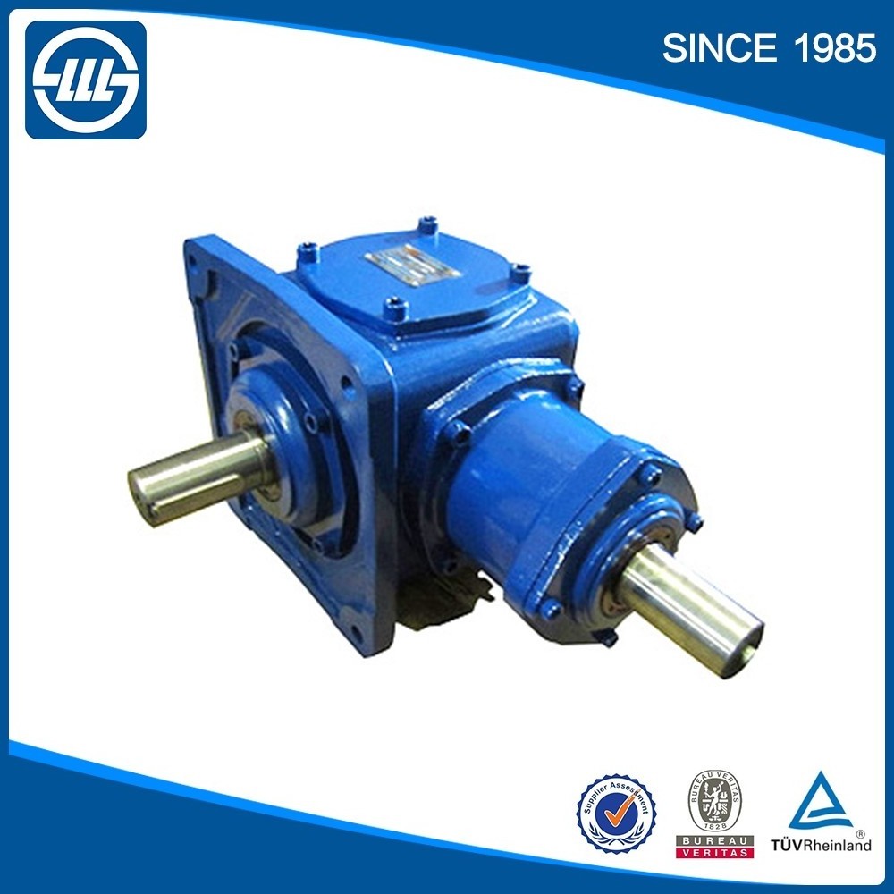 90 degree bevel helical geared gearbox motor  T Gearbox For reducer T Right Angle Pto Gearbox For Agricultural