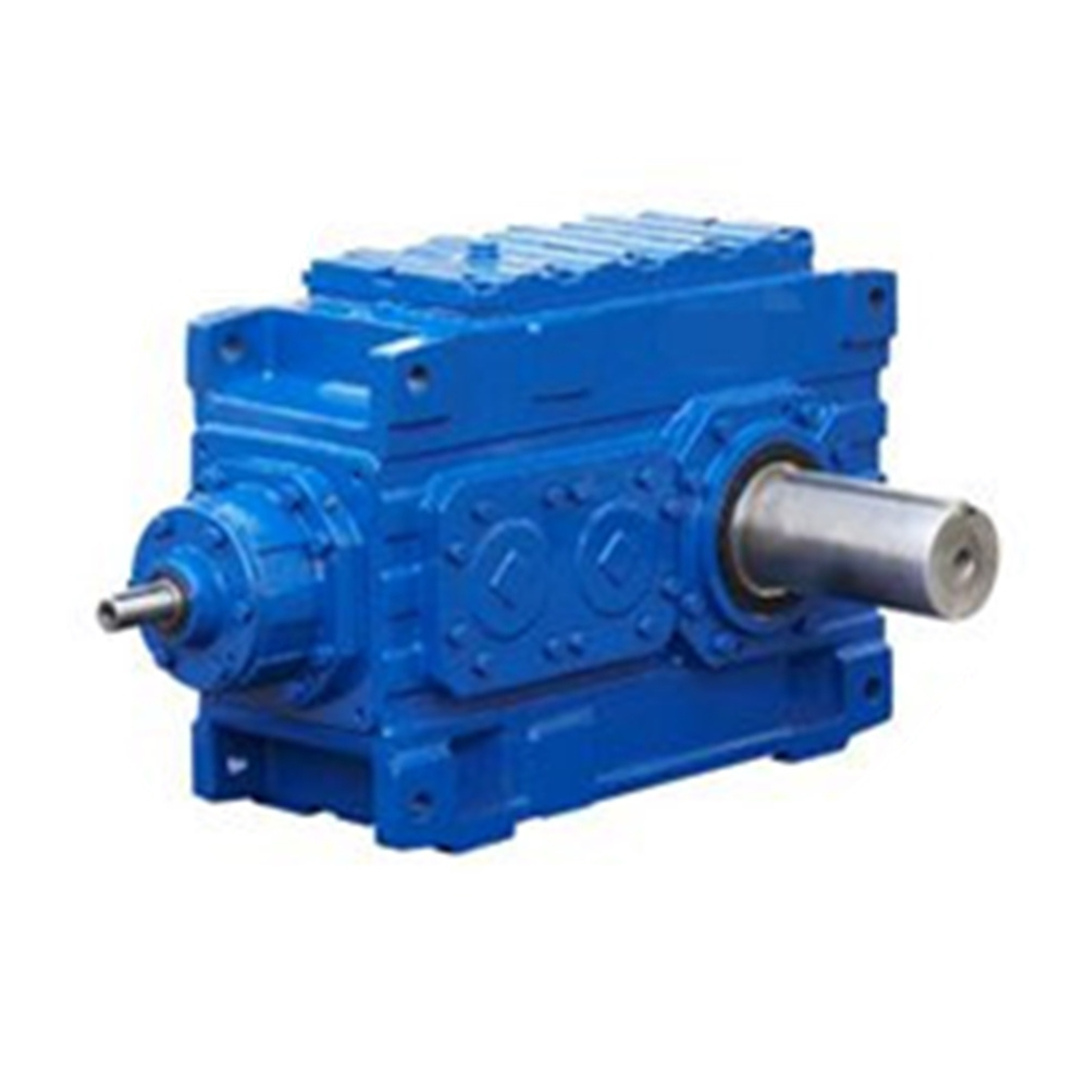 HB series stepper motor worm gear noise reduction box right angle gearbox 1 1 ratio agricultural gear box with hollow bore shaft