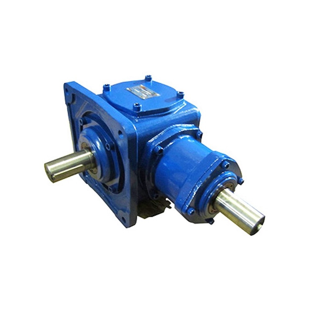 90 degree bevel helical geared gearbox motor  T Gearbox For reducer T Right Angle Pto Gearbox For Agricultural