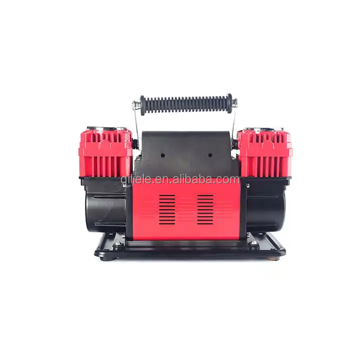 300L/M DC12V 2*60MM Heavy Duty compressor double cylinders DC12v Car Air Compressor 4x4 Tyre Deflator 4wd Inflator Kit Portable