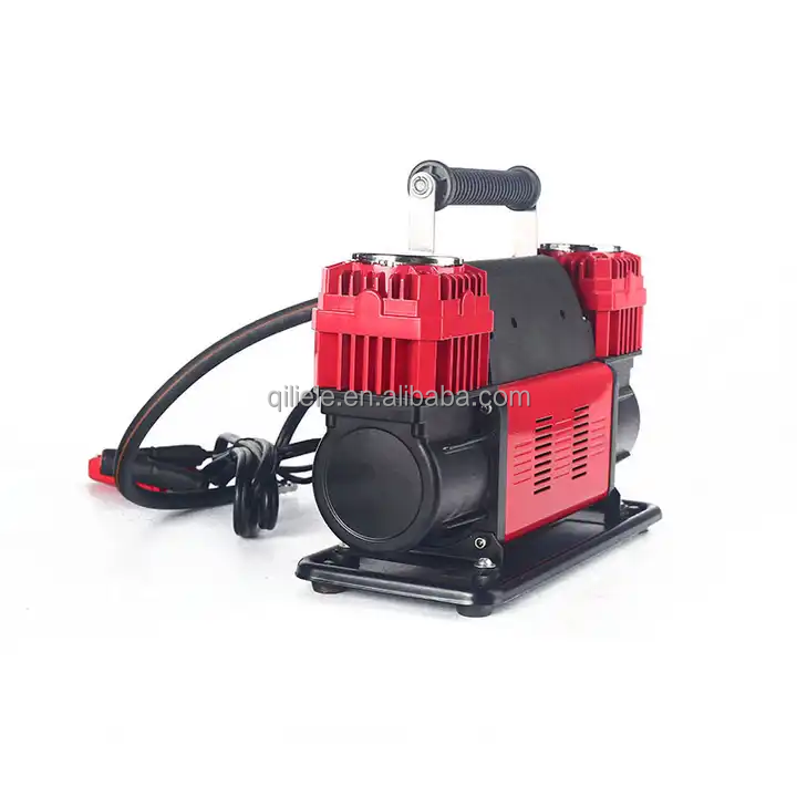 300L/M DC12V 2*60MM Heavy Duty compressor double cylinders DC12v Car Air Compressor 4x4 Tyre Deflator 4wd Inflator Kit Portable