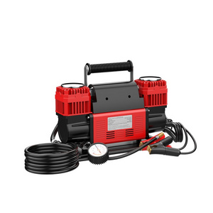 Heavy Duty Double Cylinders 300L/min Cars 150 PSI Portable Air Pump 12v Car Air Compressor Portable Tire Inflator