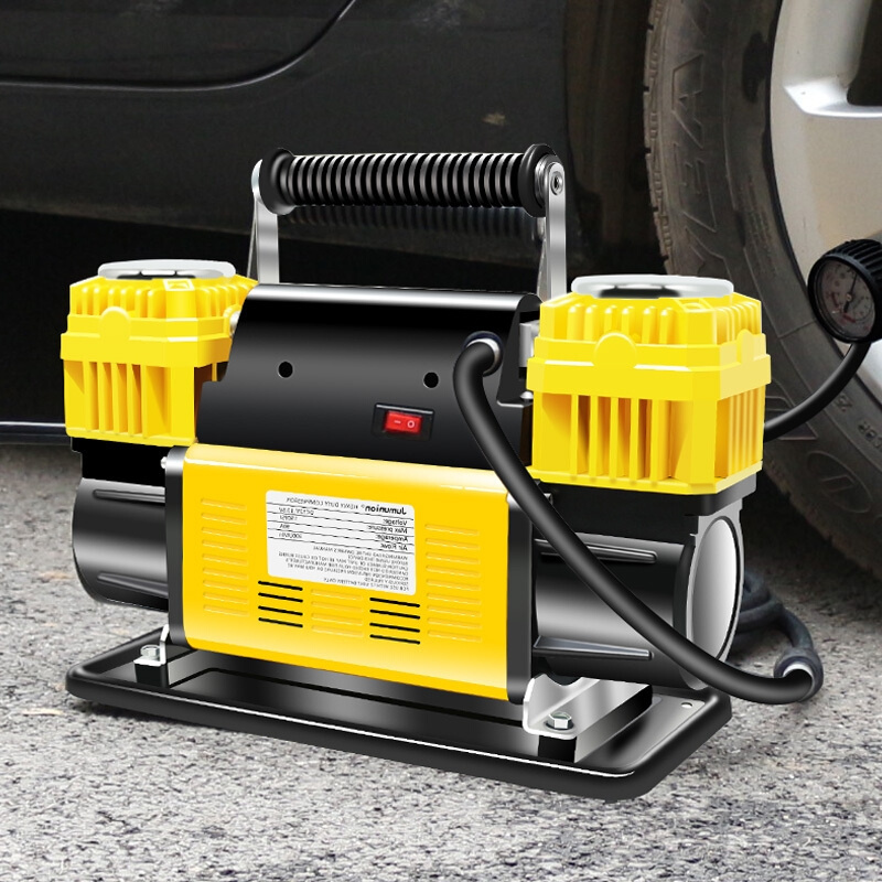 Heavy Duty Double Cylinders 300L/min Cars 150 PSI Portable Air Pump 12v Car Air Compressor Portable Tire Inflator