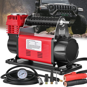 DC 12V 4WD portable air compressor 160L/min air pump mini electric car tire air compressor Tire Inflator