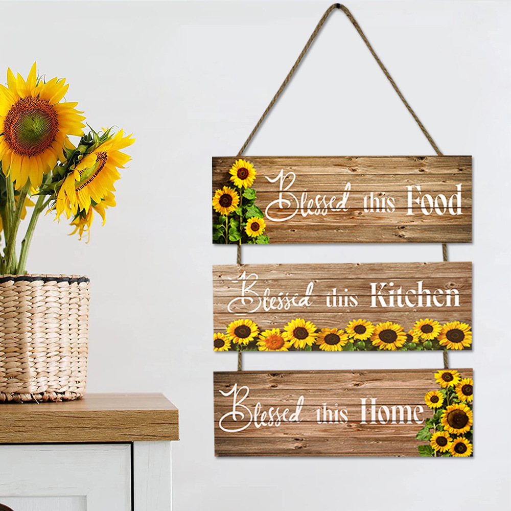 Farmhouse home Wooden Decoration MDF Wall sign Art Decor for Home