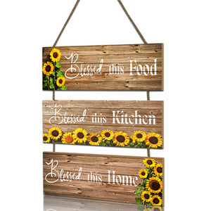 Farmhouse home Wooden Decoration MDF Wall sign Art Decor for Home