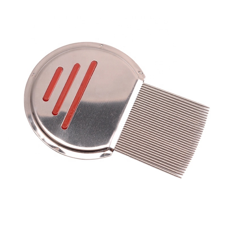 Stainless steel lice comb Promotional Grooved remove lice nit flea eggs