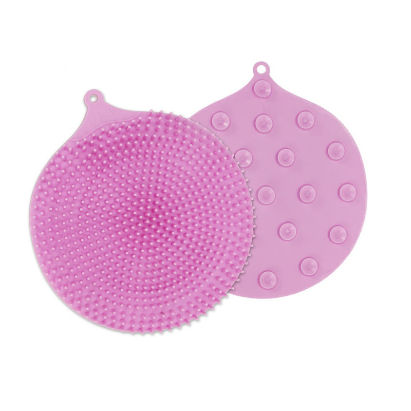 Wholesale Silicone Foot Body Bath Scrubber Brush Massager Cleaner For Shower Floor With Suction Cup