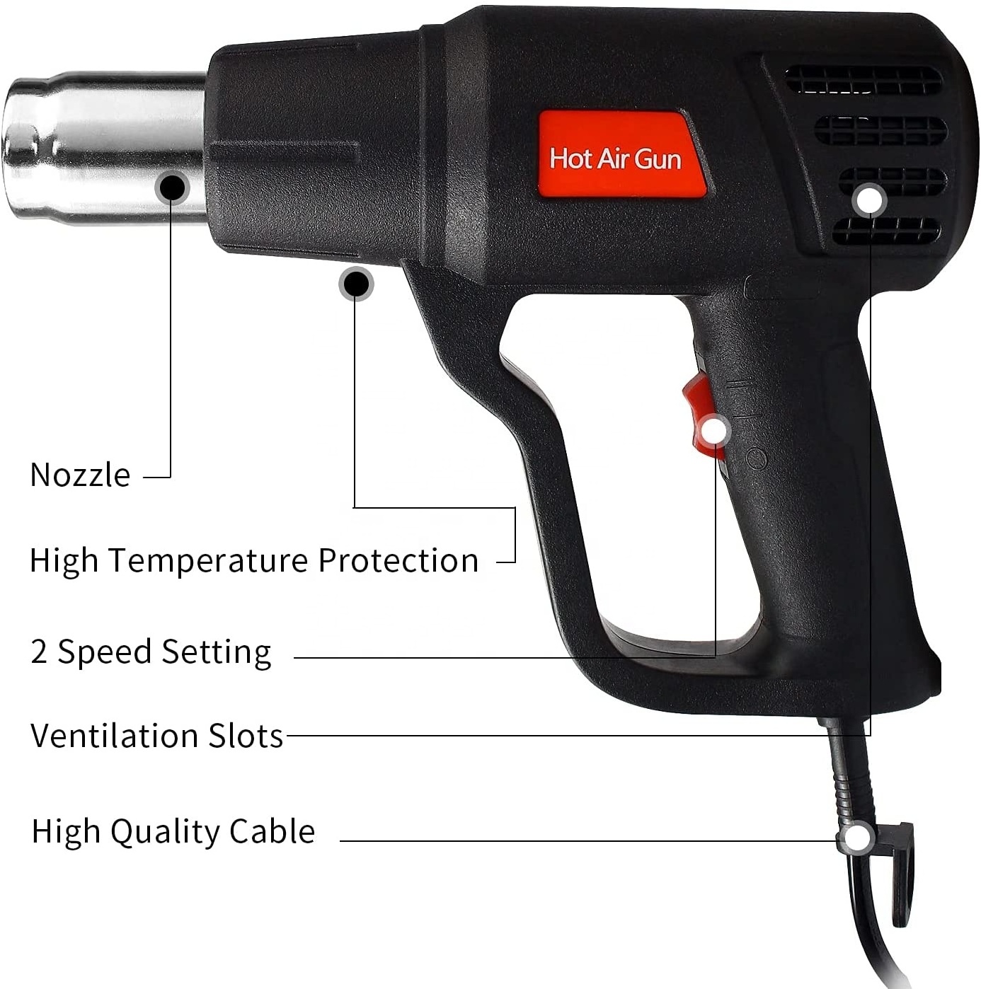 Factory Price Herramientas-Para-Mecanico-Automotriz Heavy Duty Tool Heat 220V Ac Press Machine Hot Air Gun Welding Torch